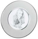 Picture Frame fits 4" x 4" Silver Tone with Matte and High Polished Trim