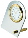 Designer Silver Clock