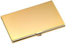 Business Card Case in Gold