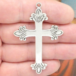 Silver Cross Pendants Wholesale in Pewter