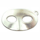Mask Charm in Antique Silver Pewter Ladies Charms
