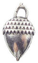 Acorn Charm in Antique Silver Pewter Nature Charm
