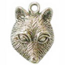 Animal Charm in Antique Silver Pewter Fox Charm