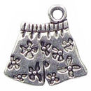 Underwear Charm in Antique Silver Pewter Ladies Charms