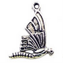 Dragonfly Charm Pendant Antique Silver Pewter