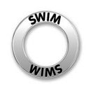 Affirmation Ring Swim Charm in Antique Silver Pewter