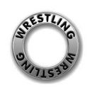Affirmation Ring Wrestling Charm in Antique Silver Pewter