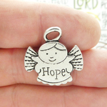 Embracing Hope: The Timeless Appeal of the Silver Pewter Angel Charm

