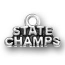State Champ Charm Antique Silver Pewter