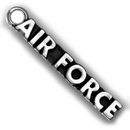 Air Force Charm Antique Silver Pewter