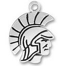 Spartan Charm Antique Silver Pewter