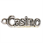Casino Charms Wholesale in Silver Pewter