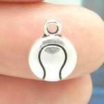 Silver Tennis Ball Charms Wholesale in Pewter