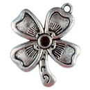 Good Luck Charm Antique Silver Pewter