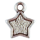 Tiny Star Charm in Antique Silver Pewter