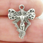Fairy Charms Bulk in Antique Silver Pewter