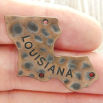 Louisiana Charms Wholesale in Copper Pewter Medium