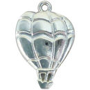 Silver Hot Air Balloon Charm in Pewter 