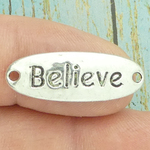 Believe Affirmation Charm Bracelet Connector