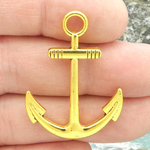 Anchor Pendants Wholesale in Gold Pewter Large