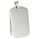 Stainless Steel Dog Tag Pendant