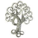 Silver Tree Pendant in Pewter