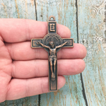 The Timeless Power of the St. Benedict Crucifix Pendant: Protection and Faith in Copper Pewter


