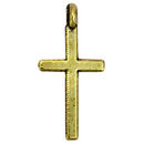 Gold Plain Cross Charm in Pewter 100 pieces Beading Crosses