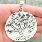 Tree of Life Pendant Silver Pewter