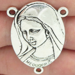 Our Lady of Medugorje Rosary Center in Silver Pewter