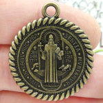 St Benedict Medal Bulk in Bronze Pewter