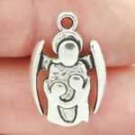 Guardian Angel Charms Bulk in Silver Pewter