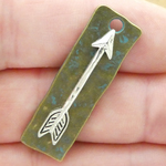 Silver Arrow Charms Wholesale in Pewter