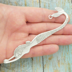 DIY Mermaid Bookmark in Antique Silver Pewter