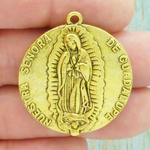 Our Lady of Guadalupe Medals Wholesale Gold Pewter