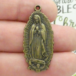 Our Lady of Guadalupe Medals Wholesale in Bronze Pewter