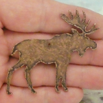 Moose Pendants Bulk in Copper Pewter