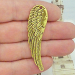 Angel Wing Pendants Wholesale in Gold Pewter Large