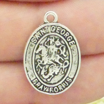 St George Medals Wholesale Silver Pewter