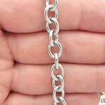 Silver Tone Chain Bracelet Image