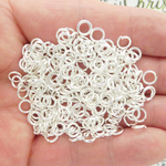 Silver Plated Open Jump Rings 6mm 18 Gauge Bulk pack of 250