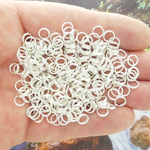 Silver Plated Split Rings 6mm 22 Gauge Bulk pack of 250